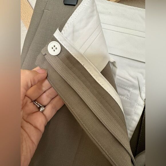 Sandro Taupe Casual Pants Sz 38 - Picture 8 of 12